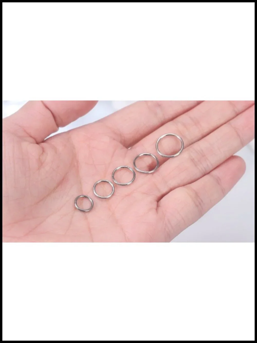 Titanium Nose Rings Hoops Septum Cartilage Daith Rook Clicker Earring Body